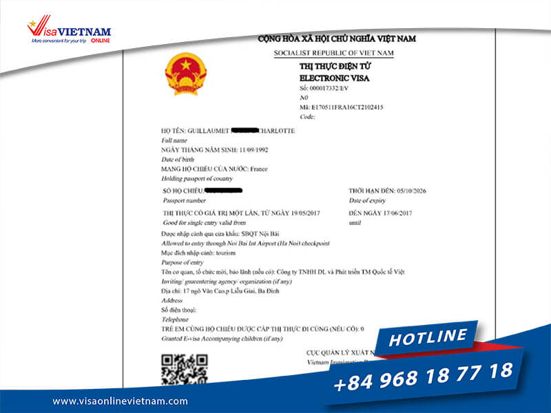 Vietnam e-visa (electronic visa) for Australian citizens