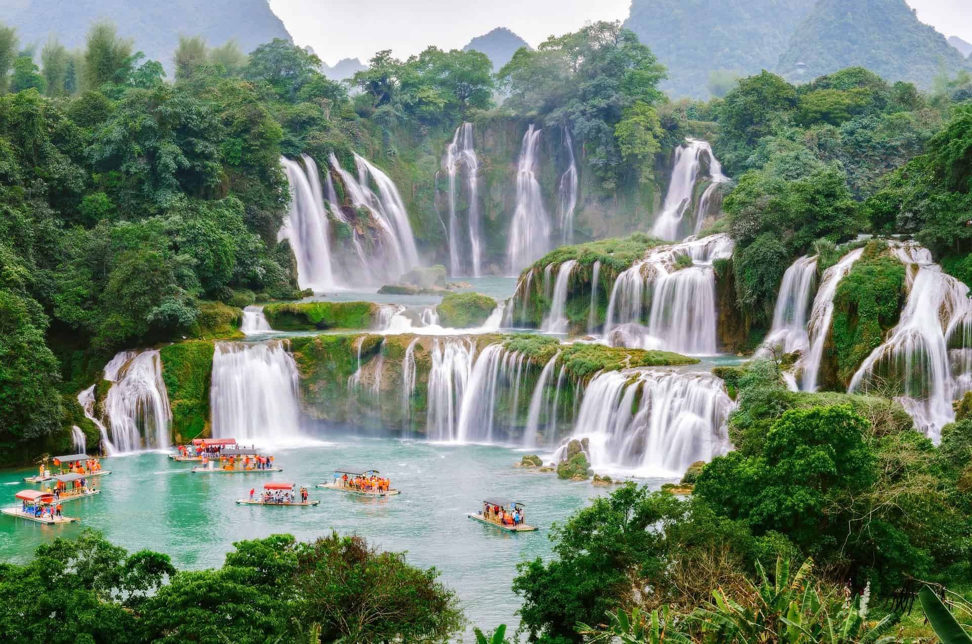 from paris to ban gioc waterfall