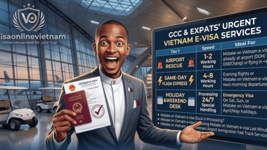 URGENT VIETNAM E-VISA FOR TRAVELERS FROM QATAR & THE GCC: GET APPROVED IN 1-2 HOURS